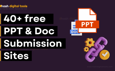 Best PPT Doc Submission Sites List