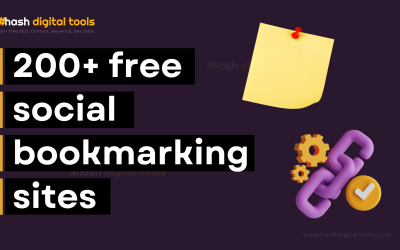 Free Social Bookmarking Sites List